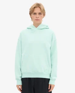 Organic Oversized Hood - Light Aqua