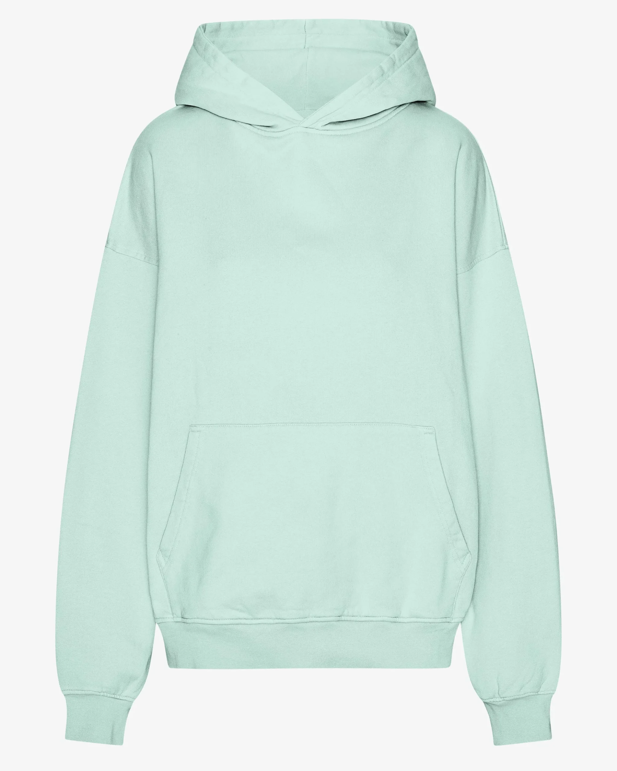 Organic Oversized Hood - Light Aqua