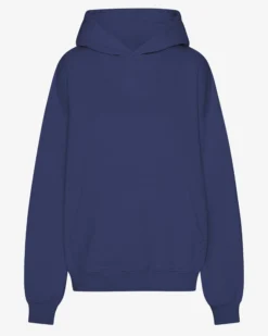 Organic Oversized Hood - Marine Blue