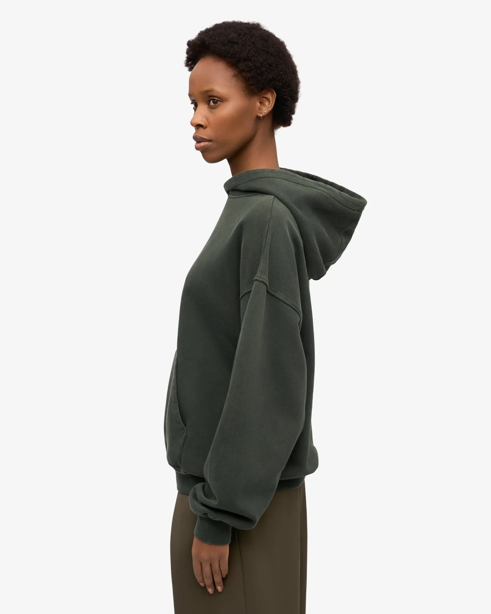 Organic Oversized Hood - Midnight Forest