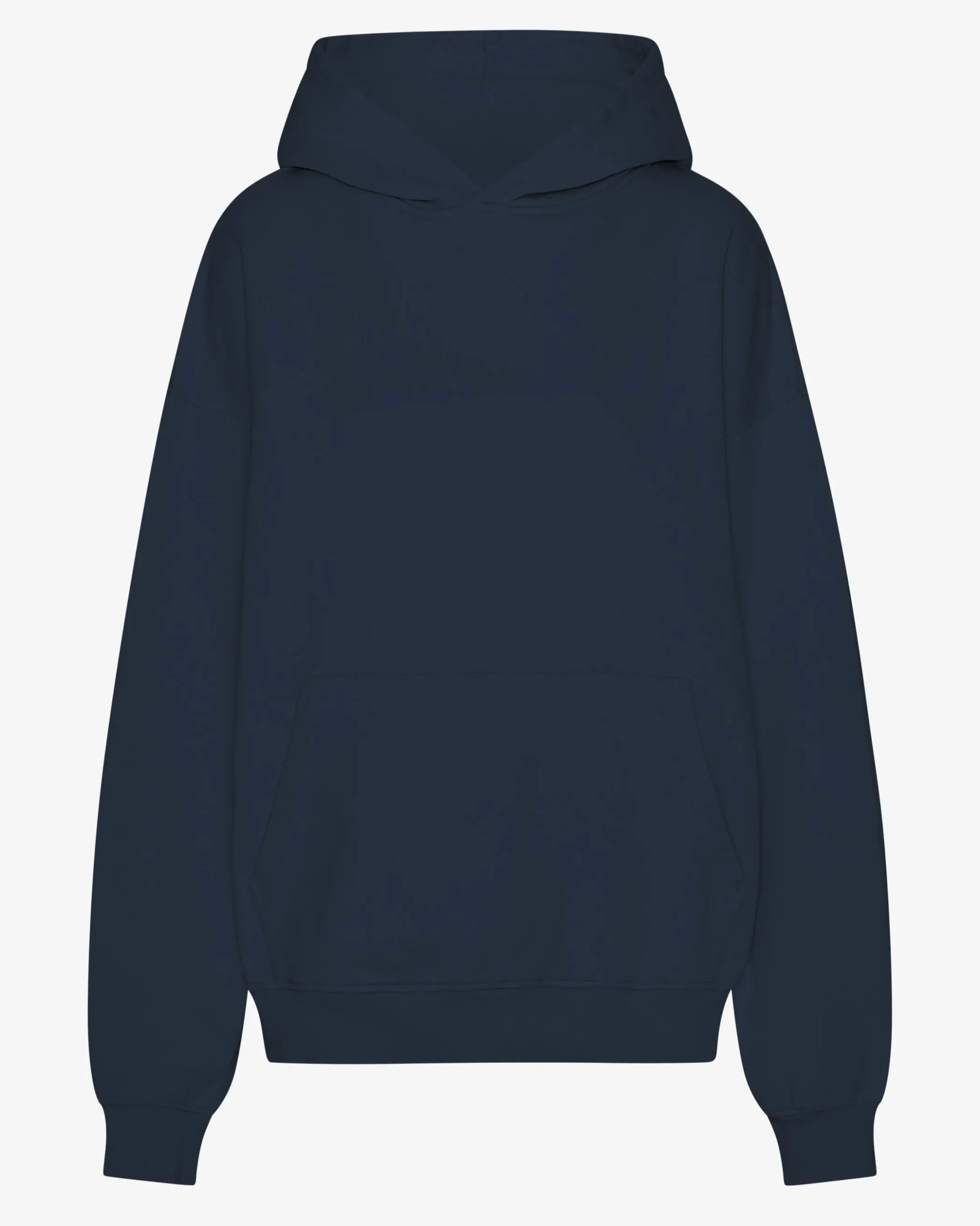 Organic Oversized Hood - Navy Blue