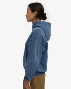 Organic Oversized Hood - Neptune Blue