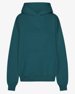 Organic Oversized Hood - Ocean Green