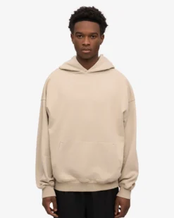 Organic Oversized Hood - Oyster Grey