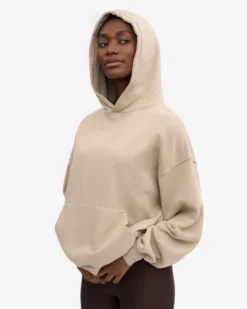 Organic Oversized Hood - Oyster Grey
