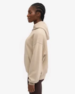 Organic Oversized Hood - Oyster Grey