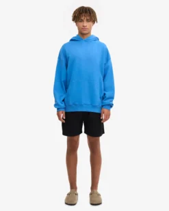 Organic Oversized Hood - Pacific Blue