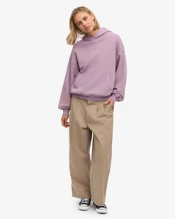 Organic Oversized Hood - Pearly Purple