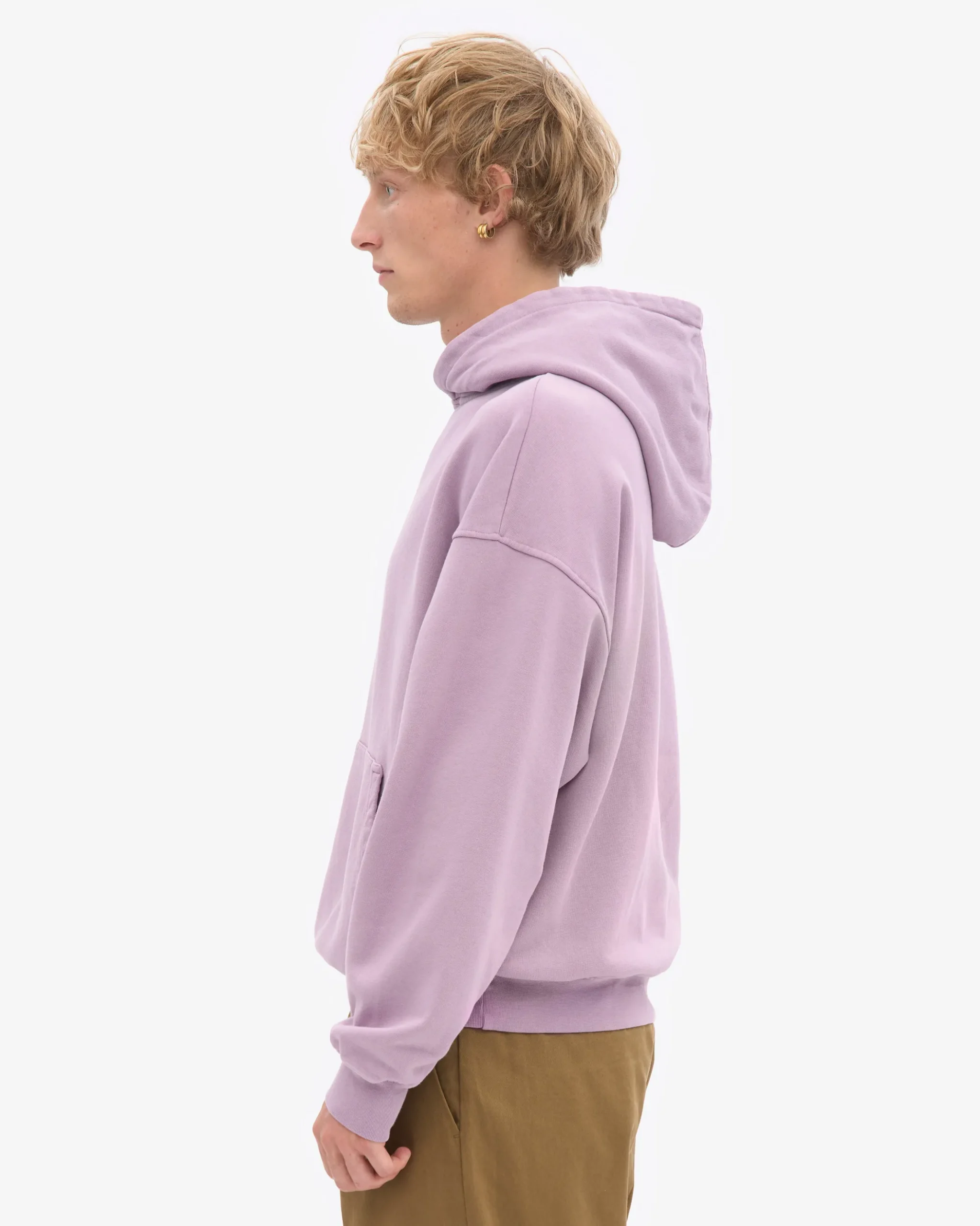 Organic Oversized Hood - Pearly Purple