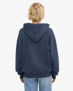 Organic Oversized Hood - Petrol Blue