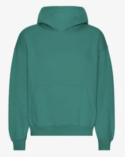 Organic Oversized Hood - Pine Green