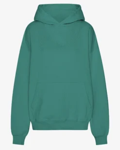Organic Oversized Hood - Pine Green