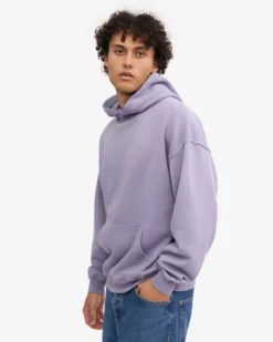Organic Oversized Hood - Purple Jade