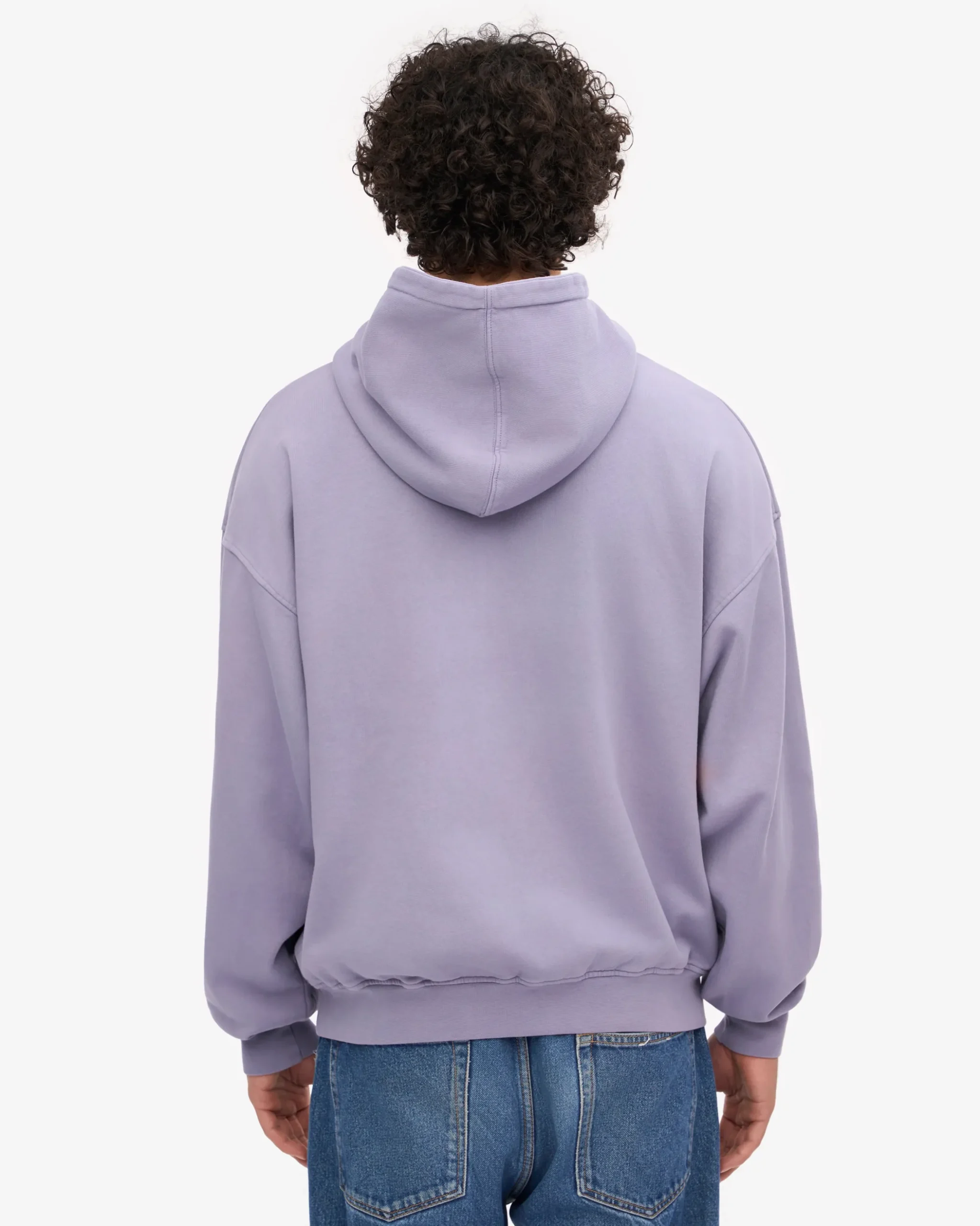 Organic Oversized Hood - Purple Jade