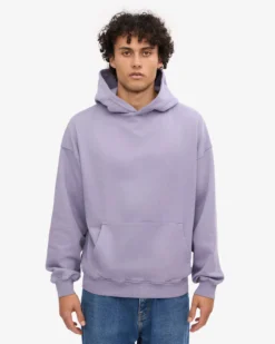 Organic Oversized Hood - Purple Jade