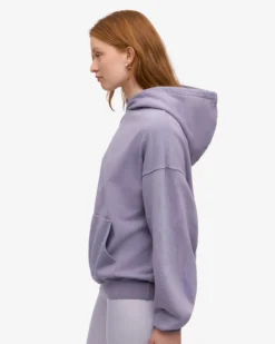 Organic Oversized Hood - Purple Jade