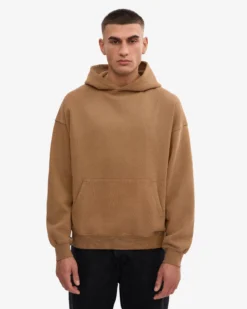 Organic Oversized Hood - Sahara Camel