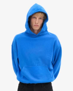 Organic Oversized Hood - Sapphire Blue