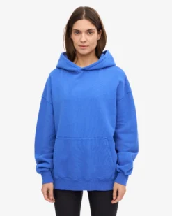 Organic Oversized Hood - Sapphire Blue