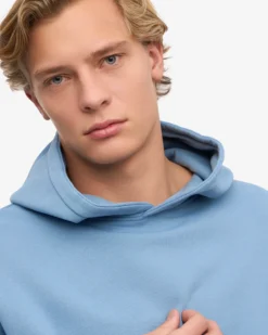Organic Oversized Hood - Seaside Blue