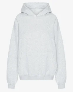 Organic Oversized Hood - Snow Melange