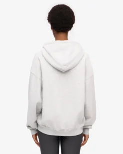 Organic Oversized Hood - Snow Melange