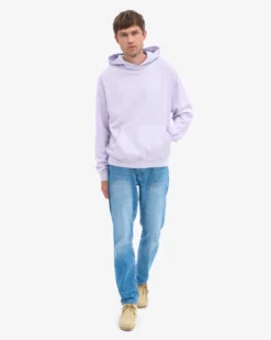 Organic Oversized Hood - Soft Lavender