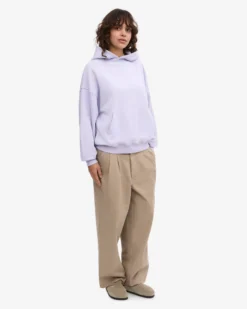 Organic Oversized Hood - Soft Lavender