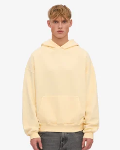 Organic Oversized Hood - Soft Yellow