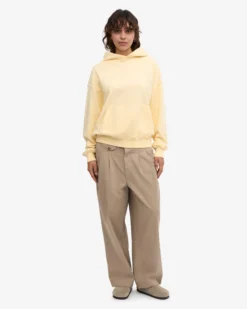 Organic Oversized Hood - Soft Yellow