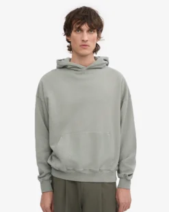 Organic Oversized Hood - Steel Blue
