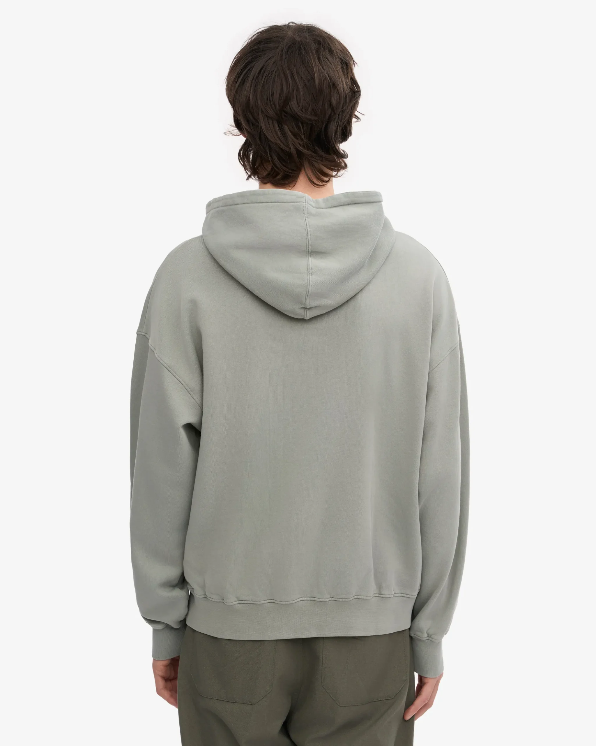 Organic Oversized Hood - Steel Blue