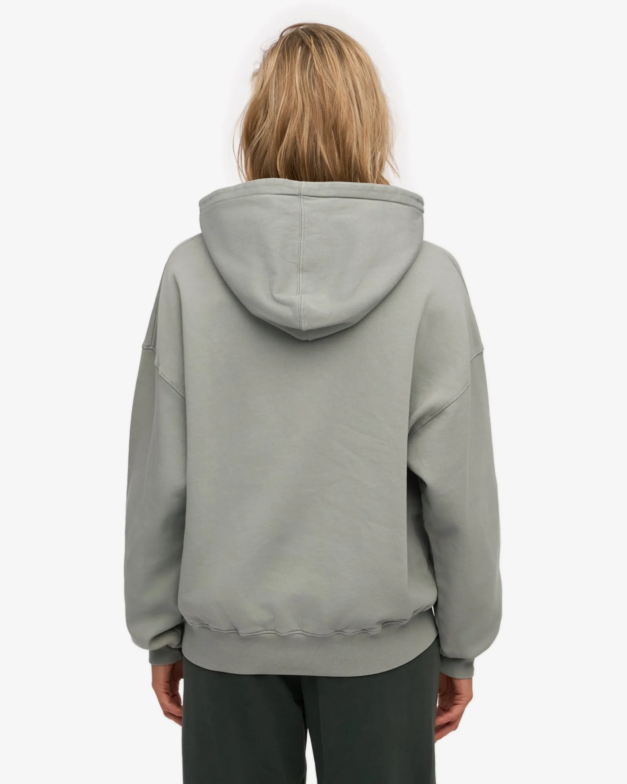 Organic Oversized Hood - Steel Blue