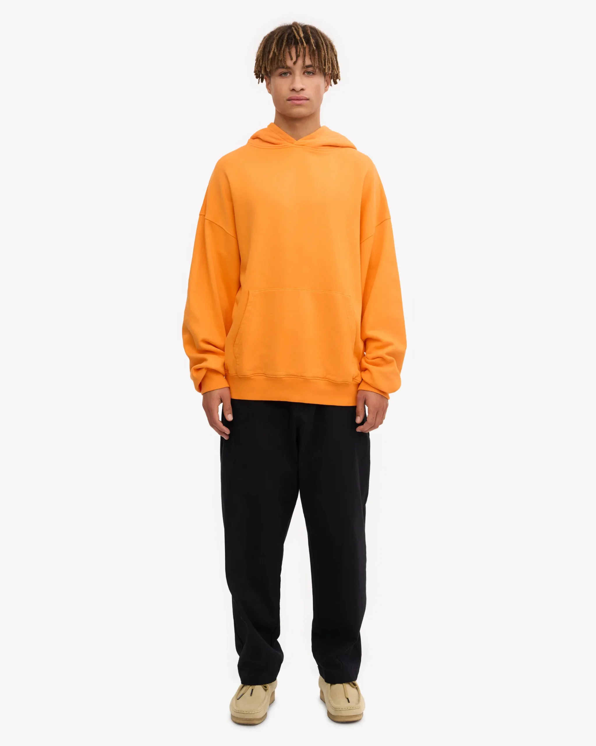 Organic Oversized Hood - Sunny Orange