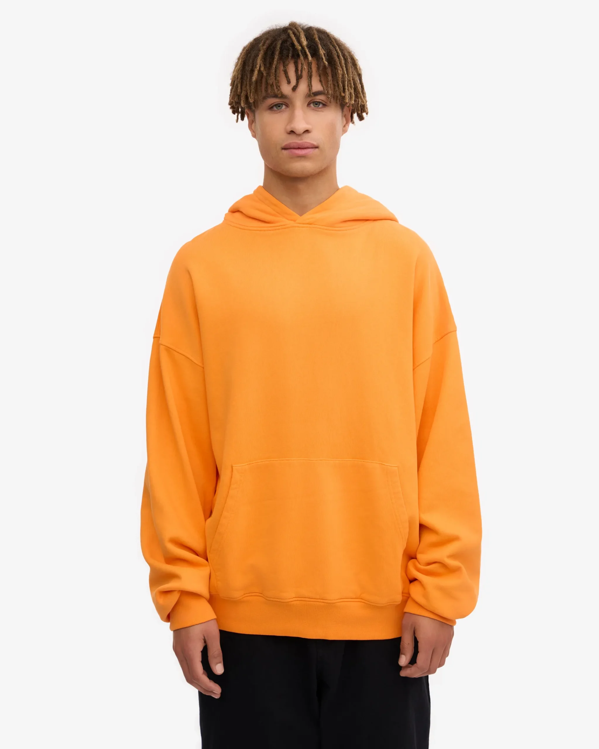 Organic Oversized Hood - Sunny Orange