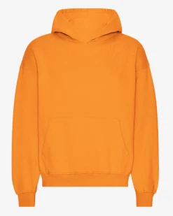 Organic Oversized Hood - Sunny Orange