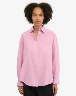 Organic Oversized Shirt - Cherry Blossom