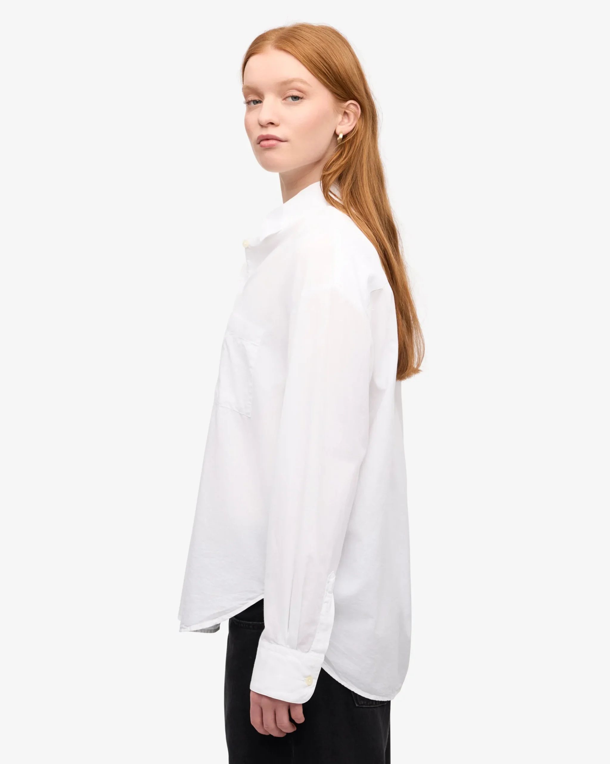 Organic Oversized Shirt - Optical White