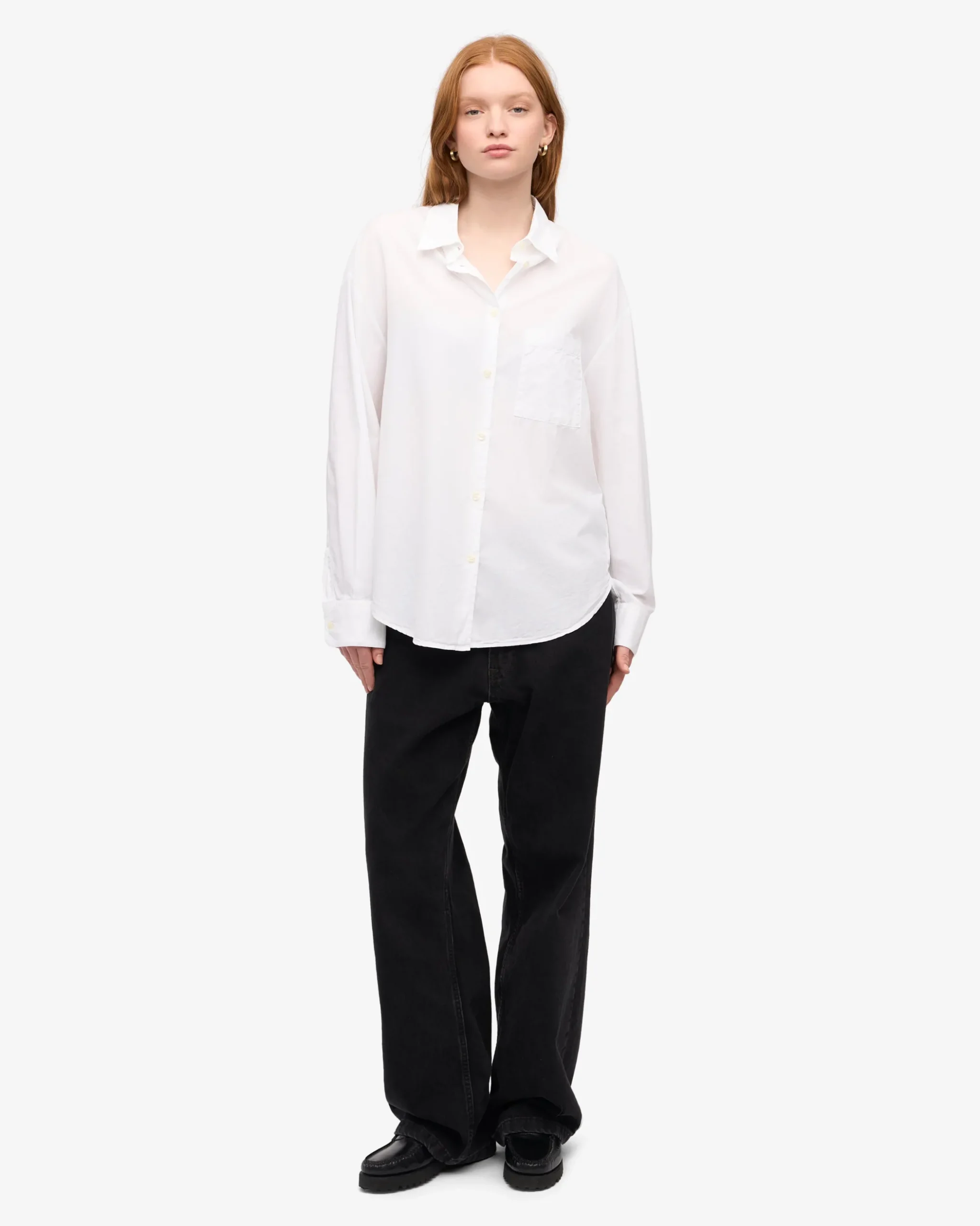Organic Oversized Shirt - Optical White