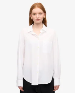 Organic Oversized Shirt - Optical White