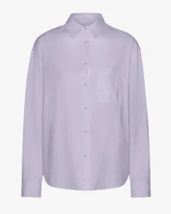 Organic Oversized Shirt - Soft Lavender