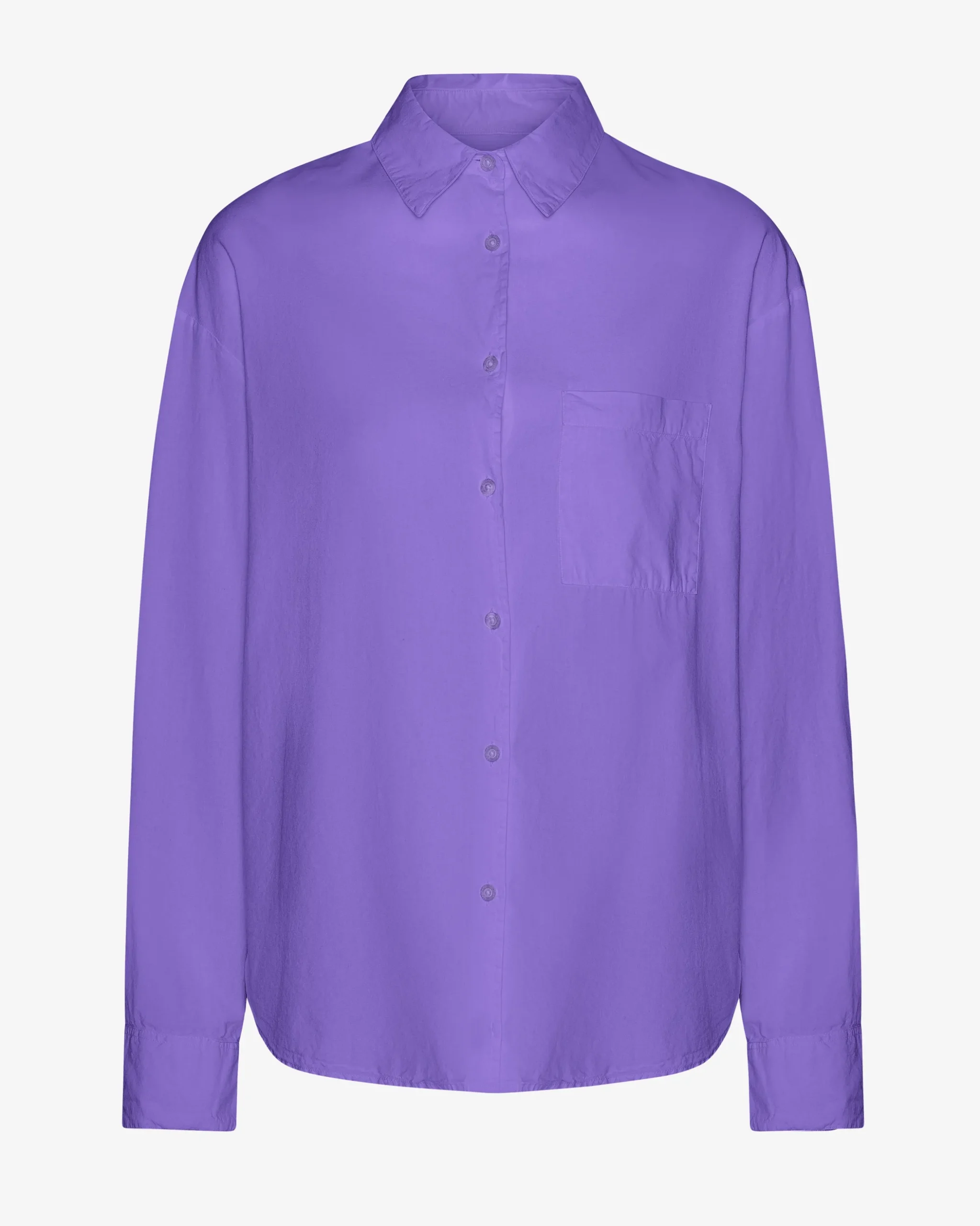 Organic Oversized Shirt - Ultra Violet