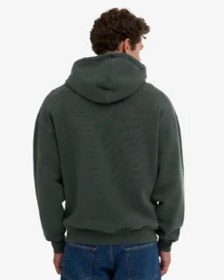 Organic Oversized Zip Hood - Midnight Forest