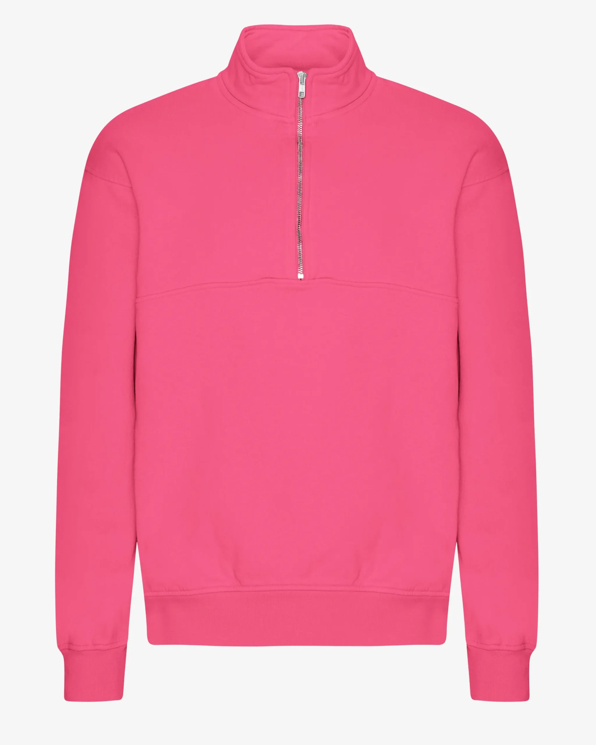 Organic Quarter Zip - Bubblegum Pink