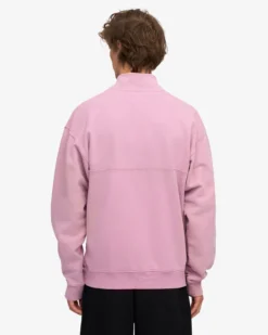 Organic Quarter Zip - Cherry Blossom