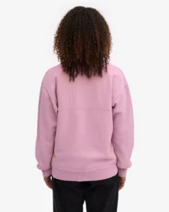 Organic Quarter Zip - Cherry Blossom