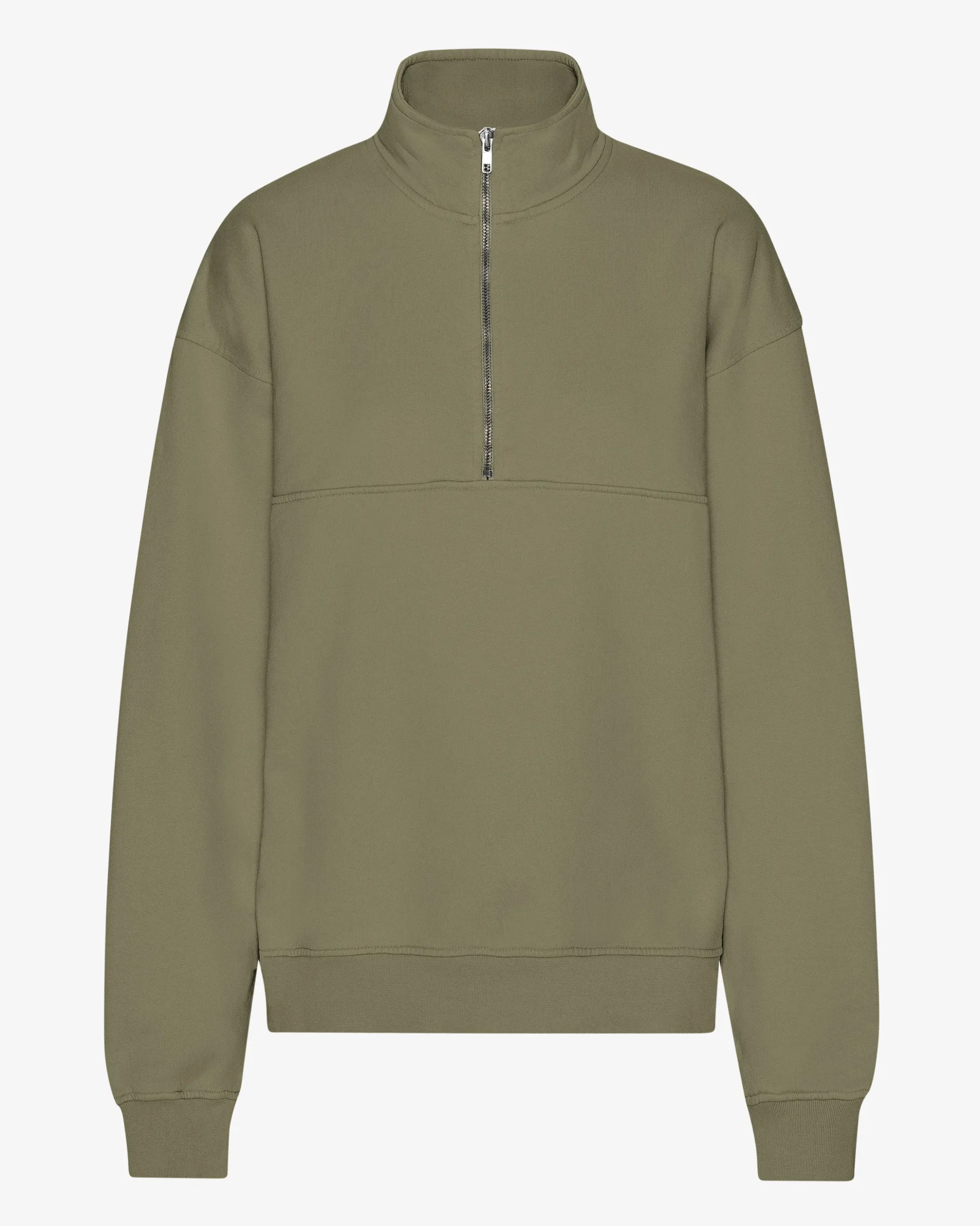 Organic Quarter Zip - Dusty Olive