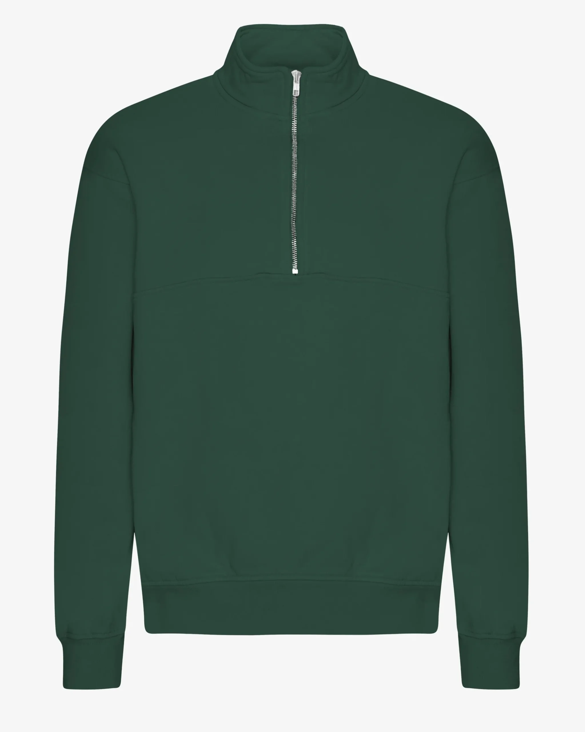 Organic Quarter Zip - Emerald Green
