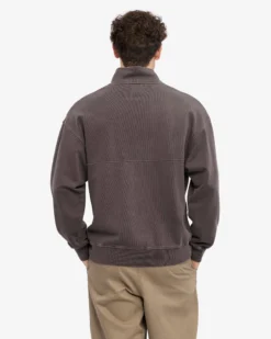 Organic Quarter Zip - Faded Mud
