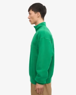 Organic Quarter Zip - Kelly Green